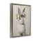 Stupell Industries; Stupell Industries White Bunny Floral Crown Floating Frame Wall Art; Category:Easter Wall Decor; Image:3
